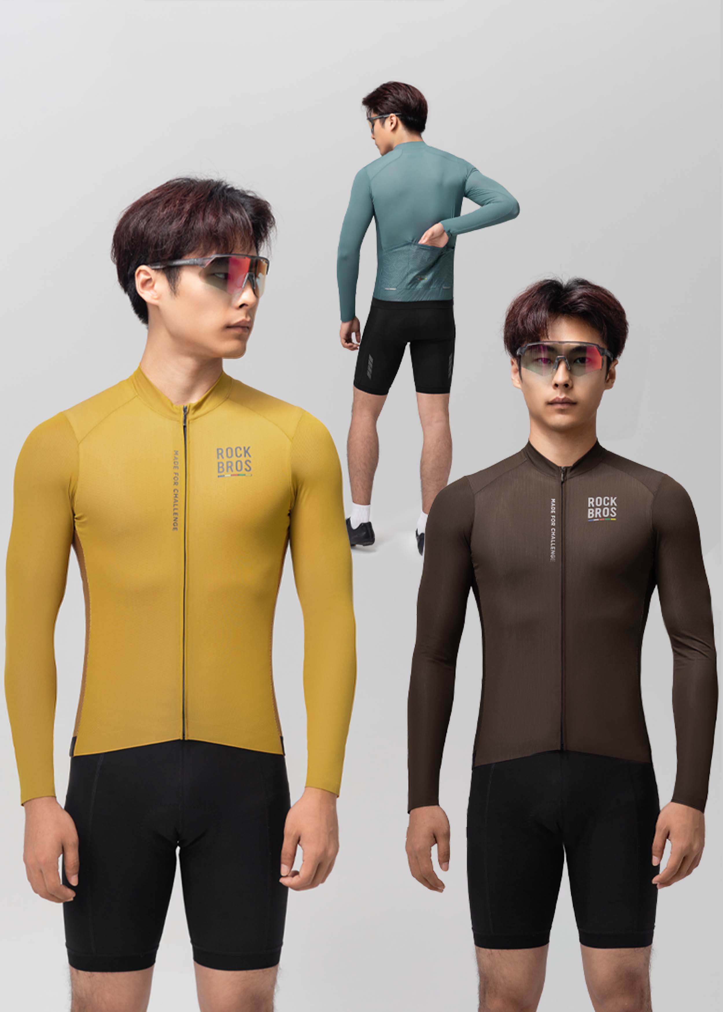 ROAD TO SKY Men's Cycling Long Sleeve Jersey ￠ò 