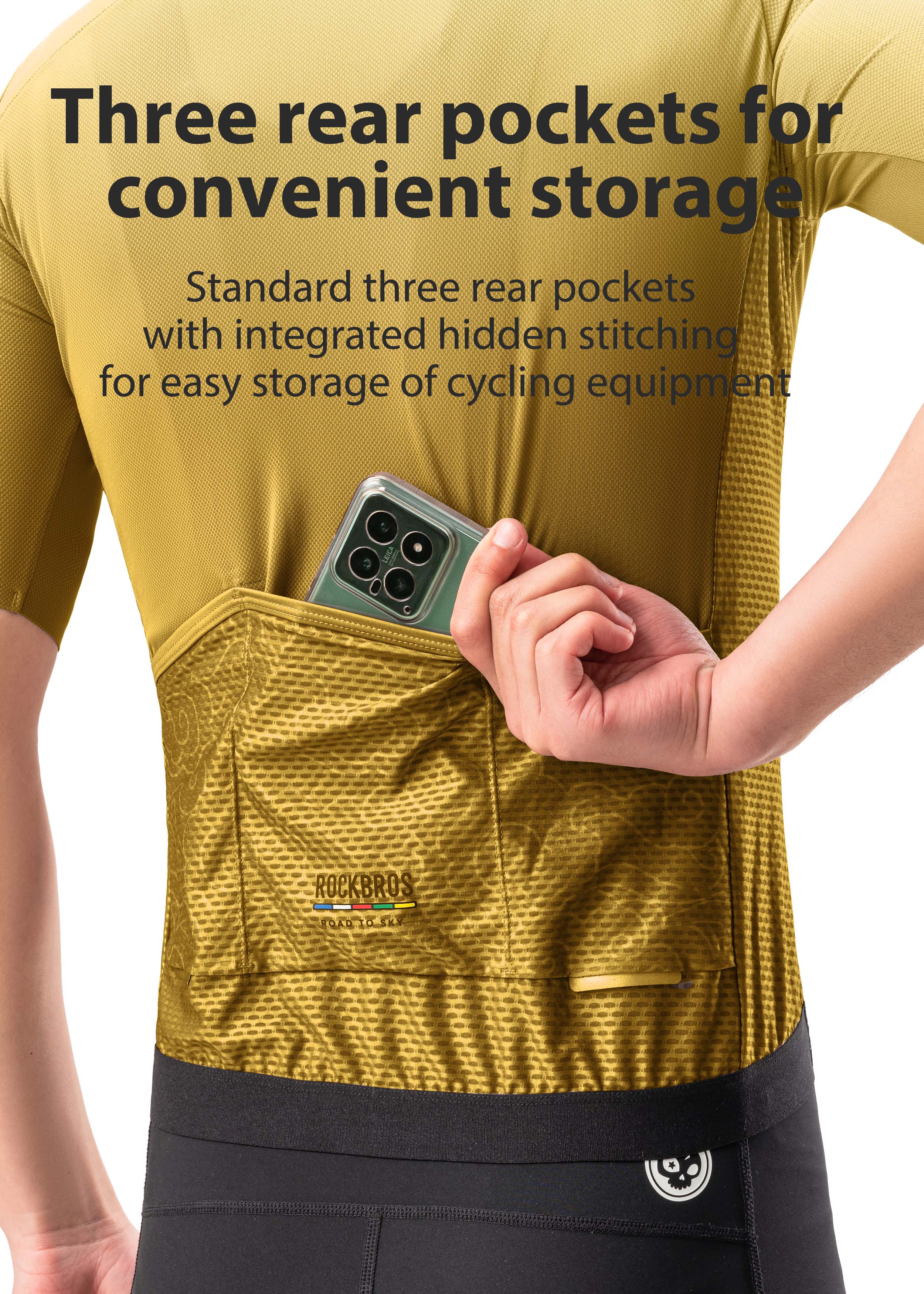 ROAD TO SKY Men's Cycling Short-Sleeved Jersey ￠ò 