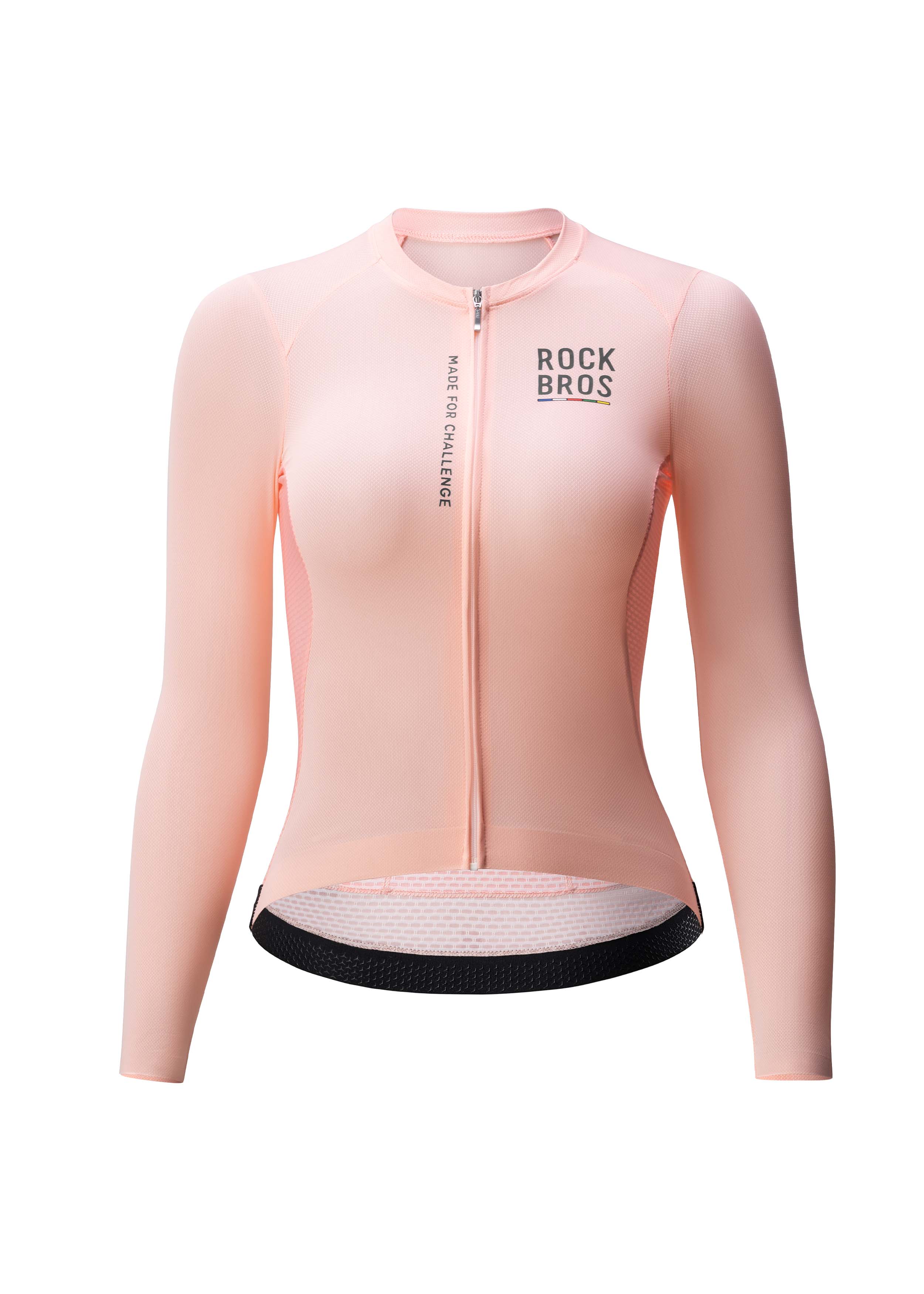 ROAD TO SKY Women's Cycling Long-Sleeved Jersey ￠ò Pink Orange