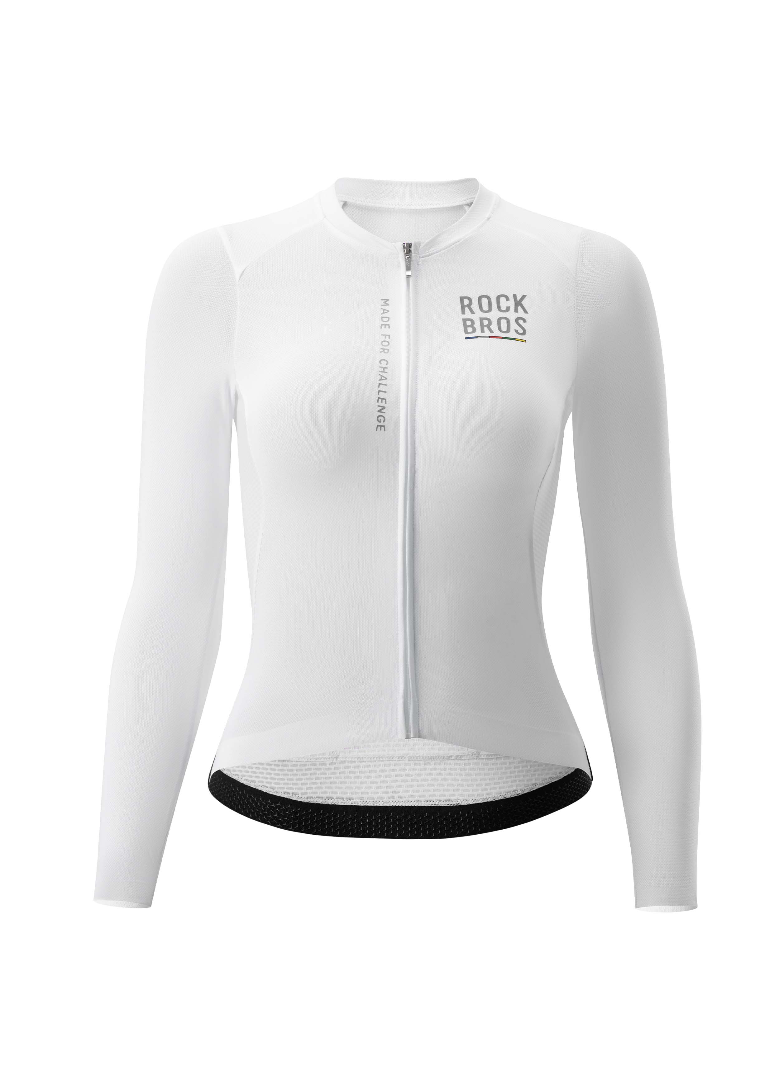 ROAD TO SKY Women's Cycling Long-Sleeved Jersey ￠ò White