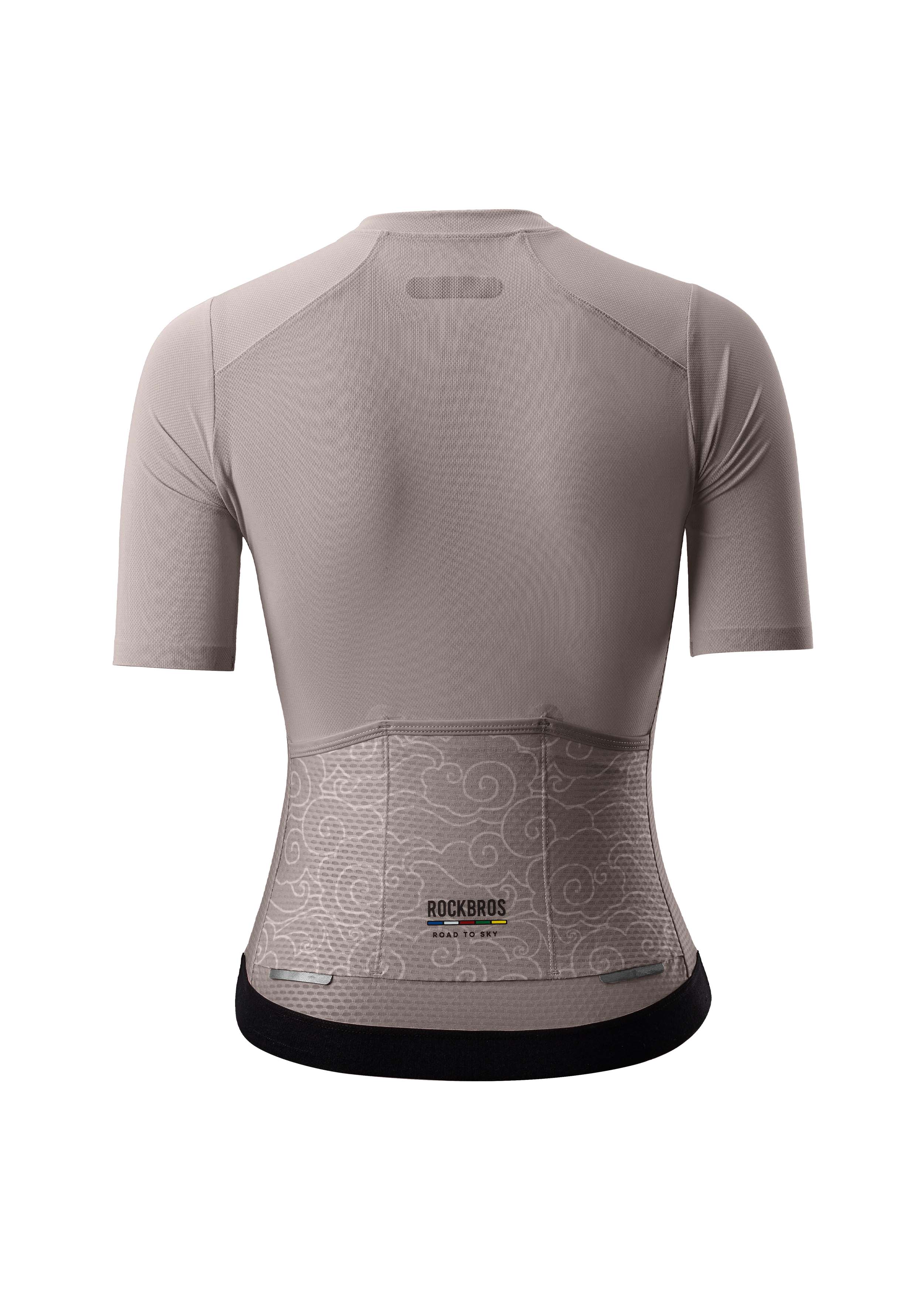 ROAD TO SKY Women's Cycling Short-Sleeved Jersey ￠ò Grey