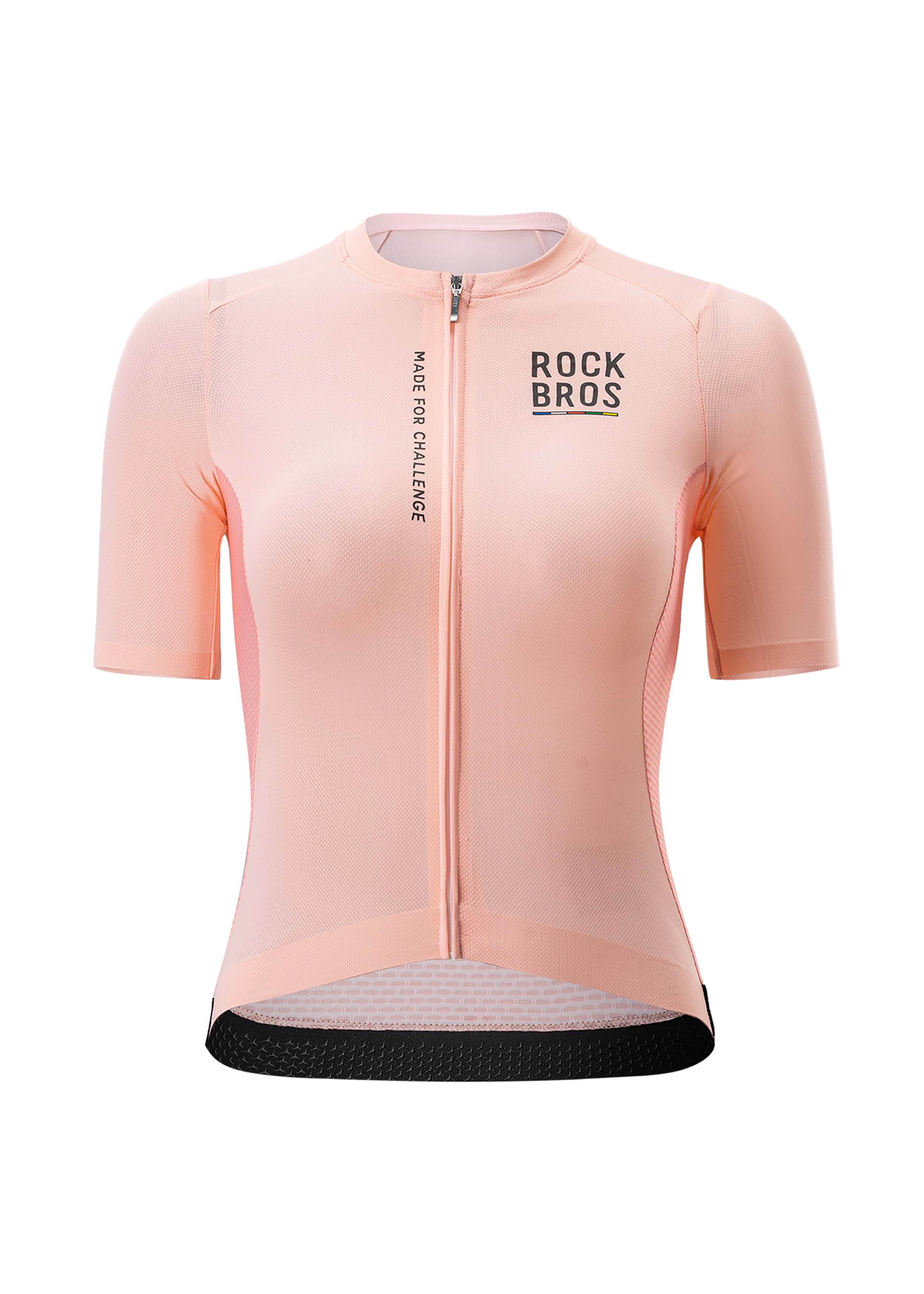 ROAD TO SKY Women's Cycling Short-Sleeved Jersey ￠ò Pink Orange