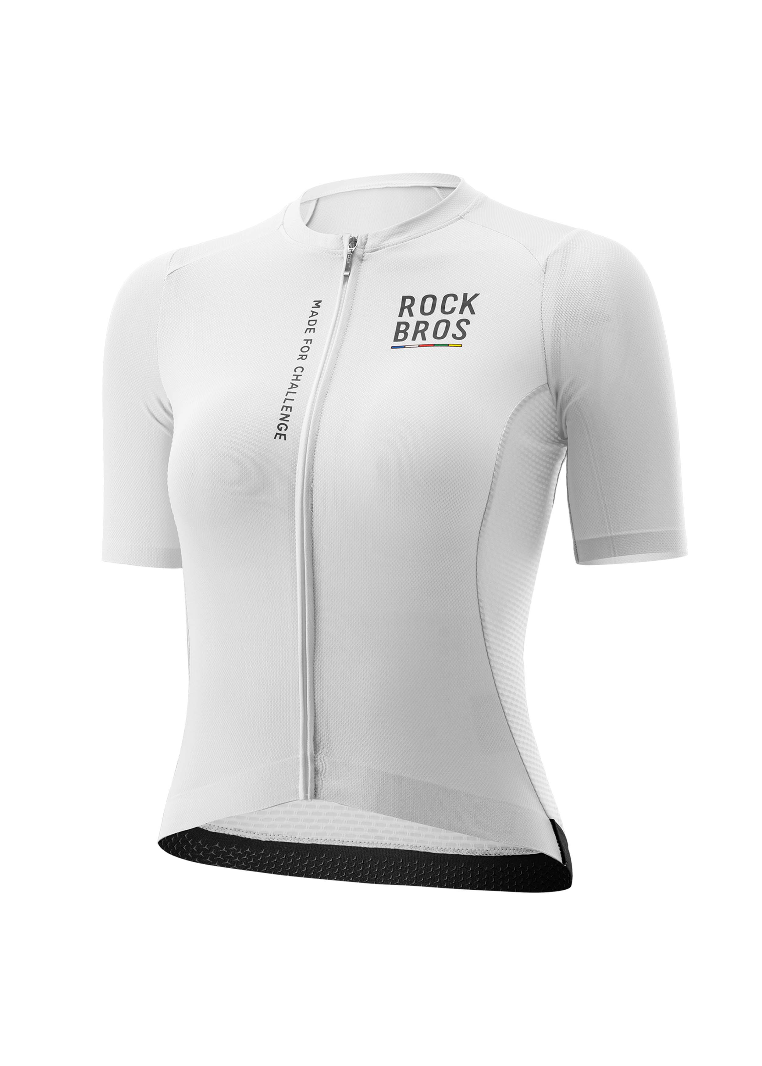 ROAD TO SKY Women's Cycling Short-Sleeved Jersey ￠ò White