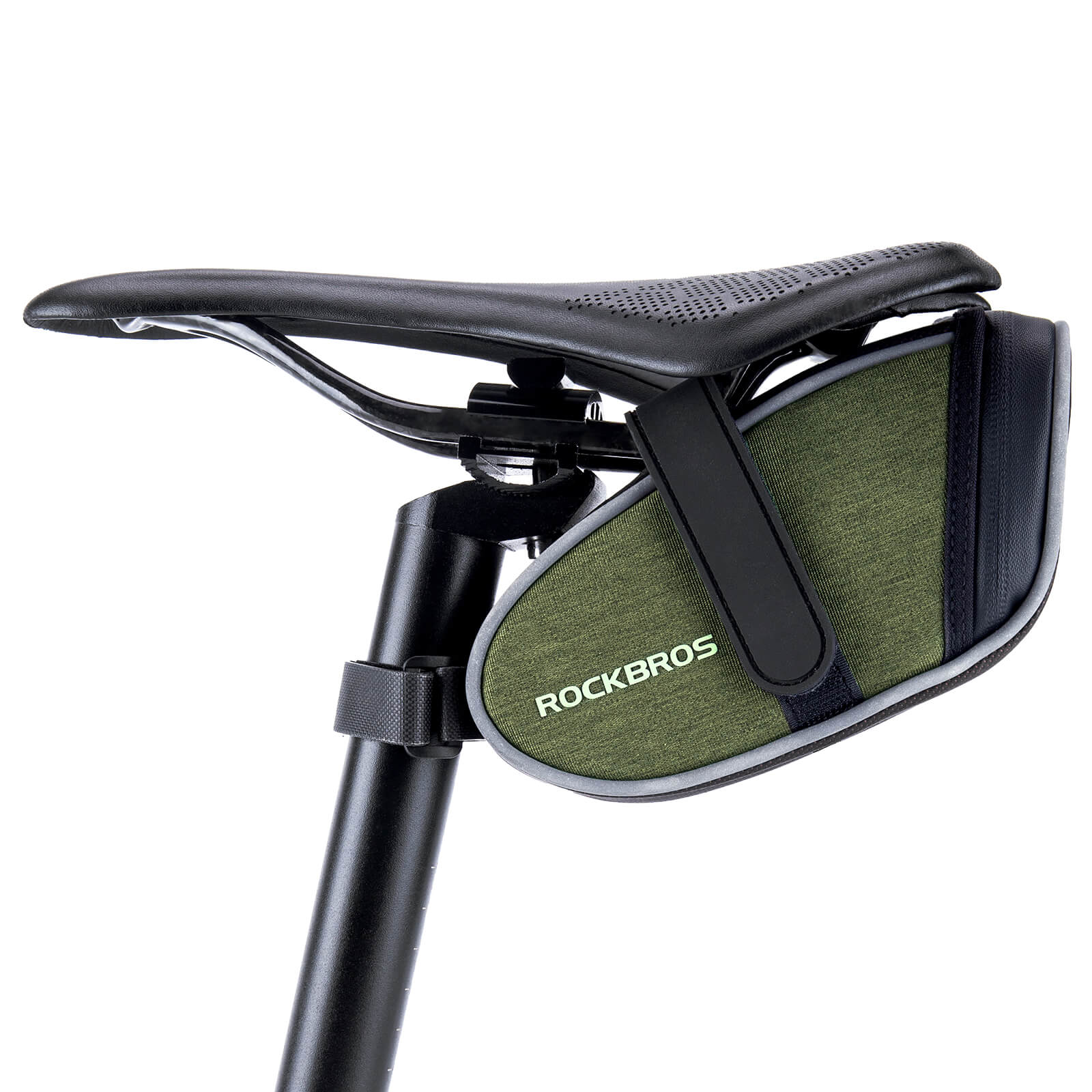 ROCKBROS Bicycle Saddle Bag 0.45L – Compact Storage, Big Convenience!? #Style_Strap Mount
