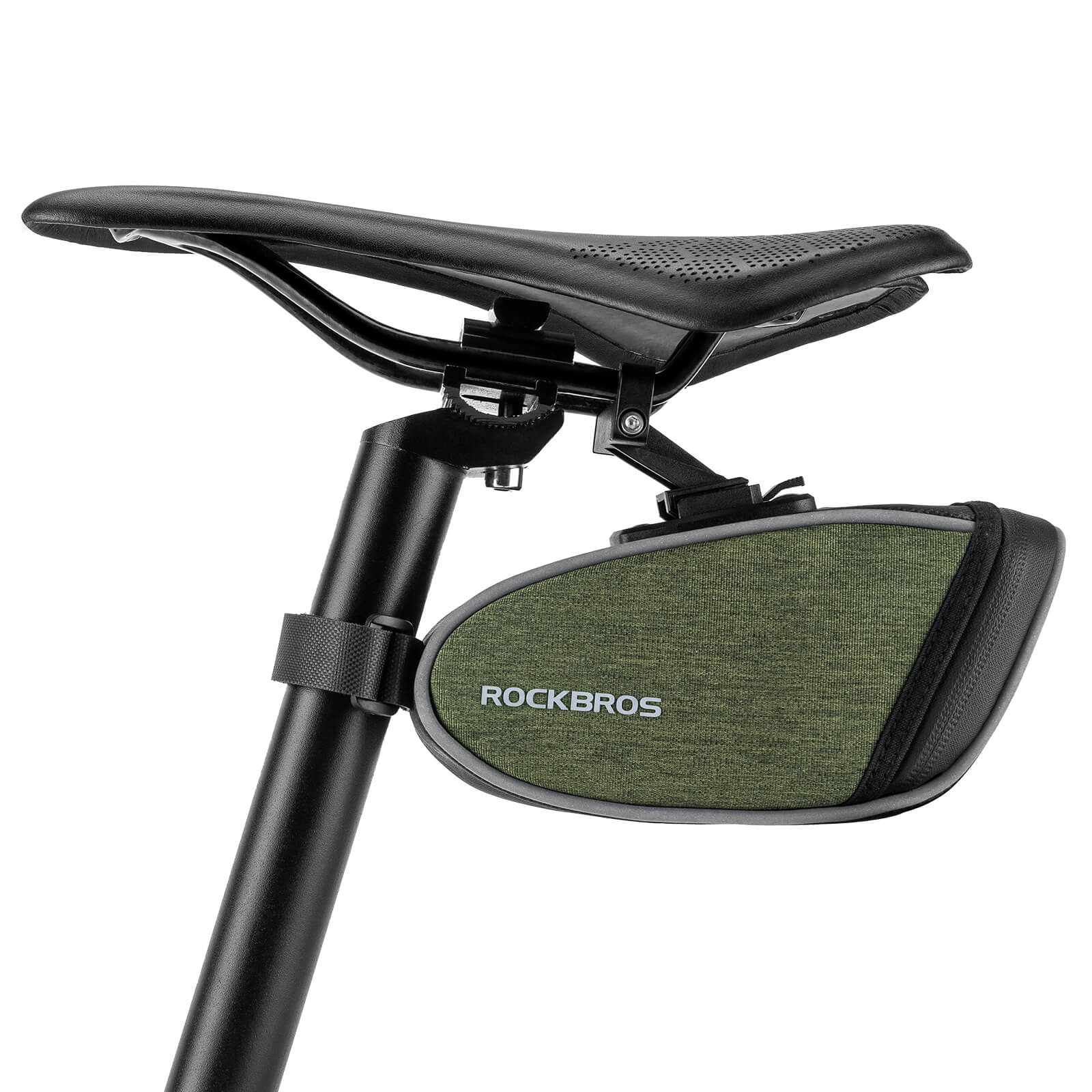 ROCKBROS Bicycle Saddle Bag 0.45L – Compact Storage, Big Convenience!? #Style_Buckle Mount
