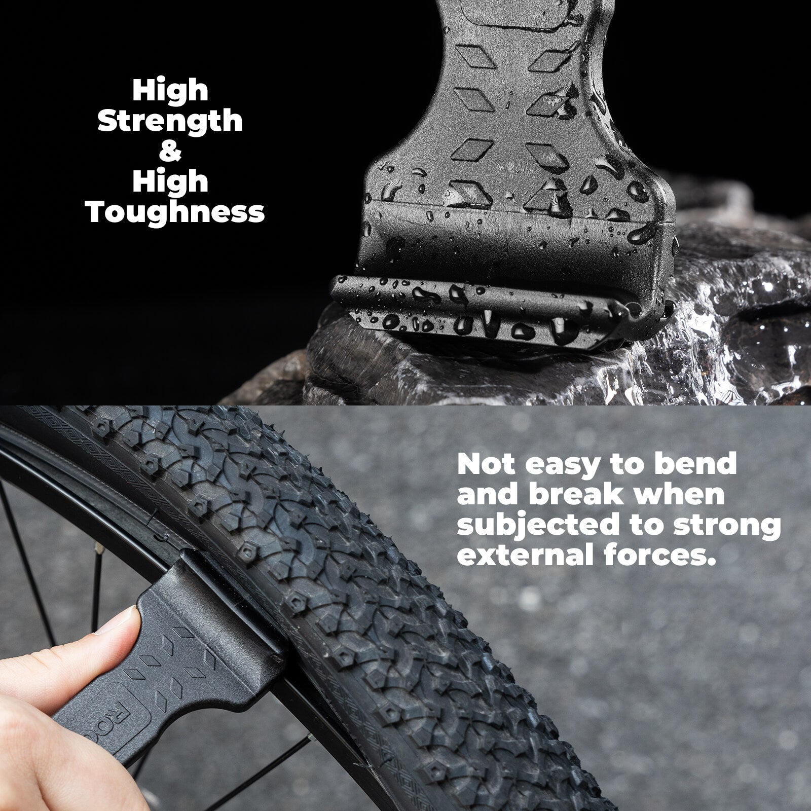 ROCKBROS Bicycle Tire Levers – ?Lightweight Yet Unbreakable, Effortless Tire Changes!