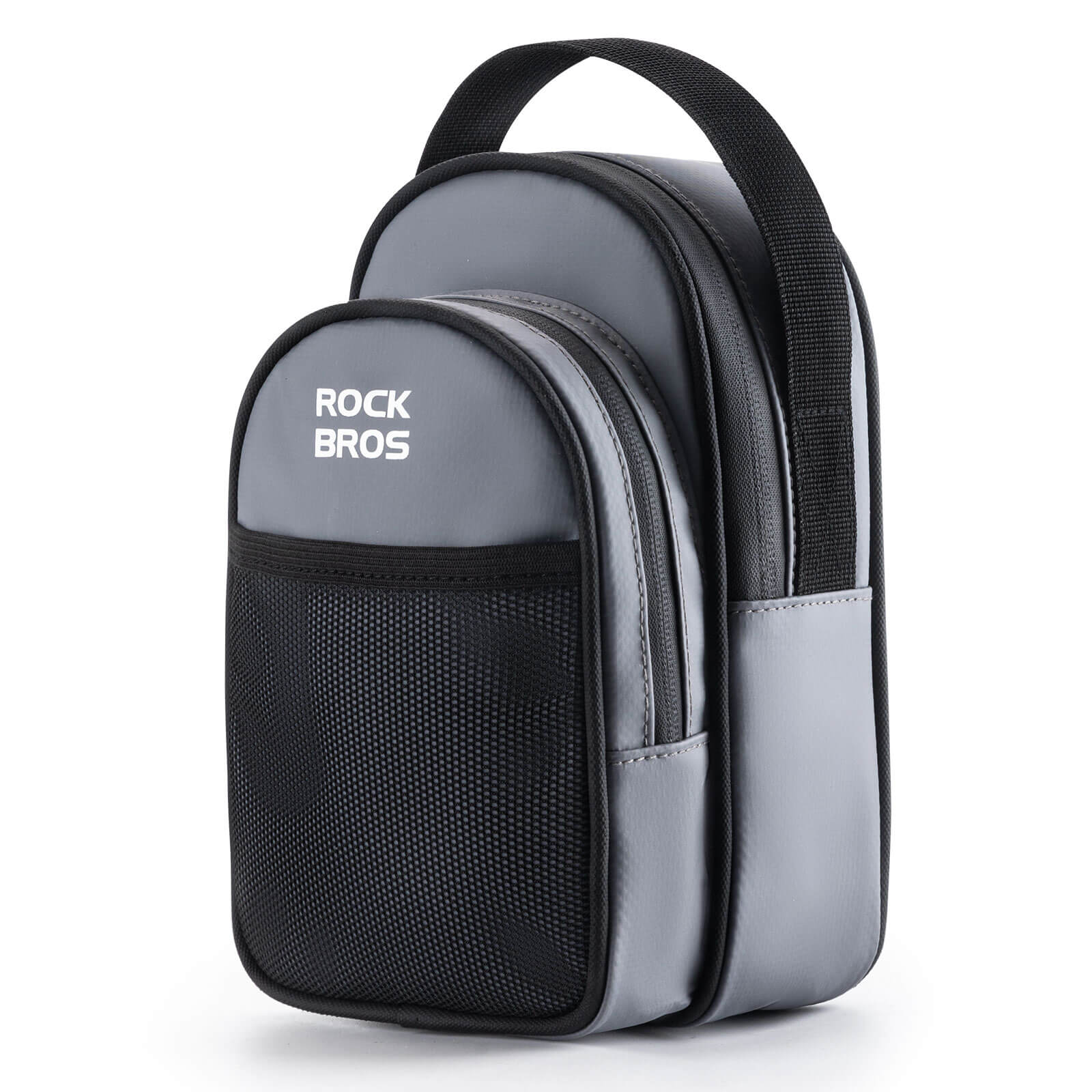 ROCKBROS Front Hanger Bag 1.8L – The Ultimate Storage Upgrade for Your Folding Bike!? #Color_Grey