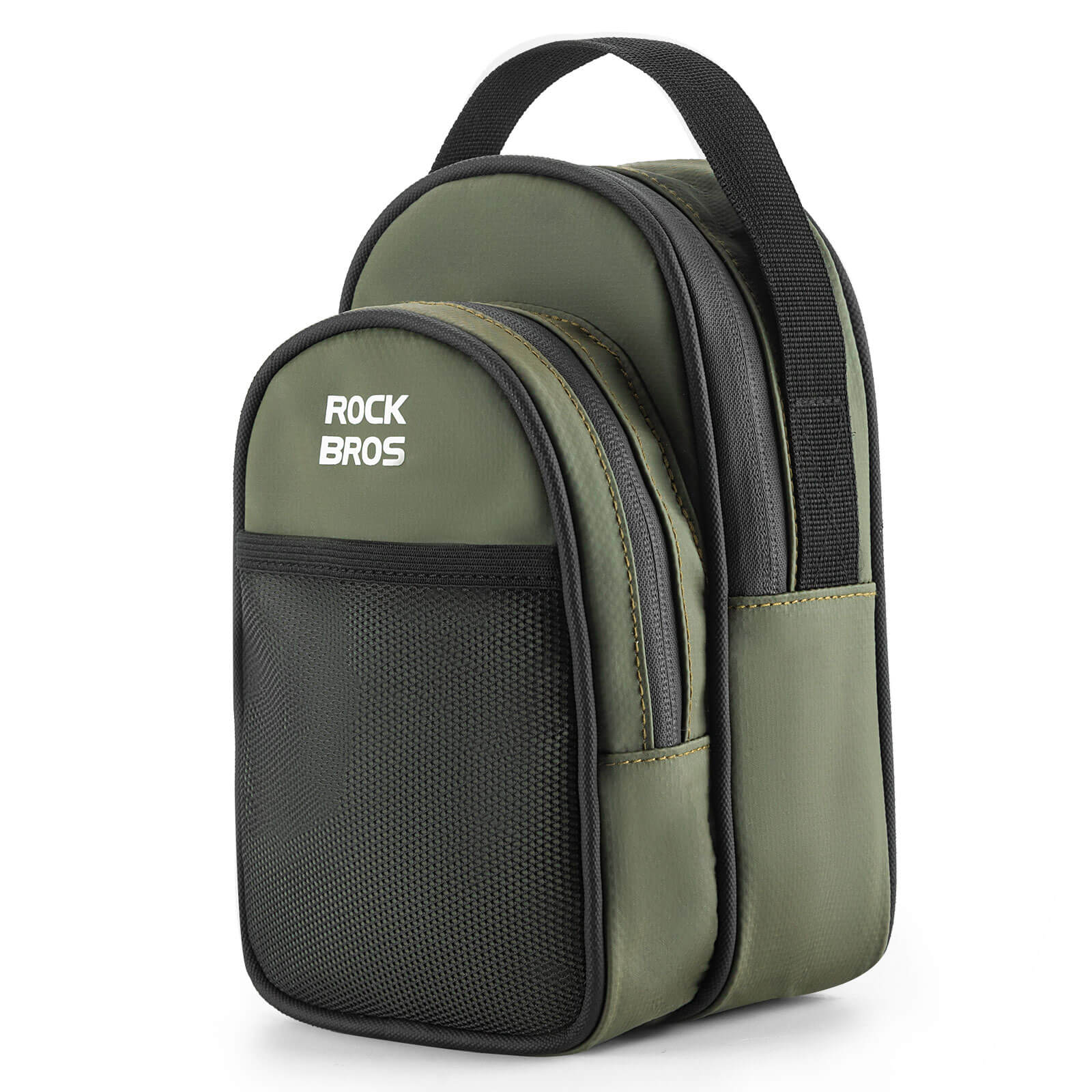 ROCKBROS Front Hanger Bag 1.8L – The Ultimate Storage Upgrade for Your Folding Bike!? #Color_Green