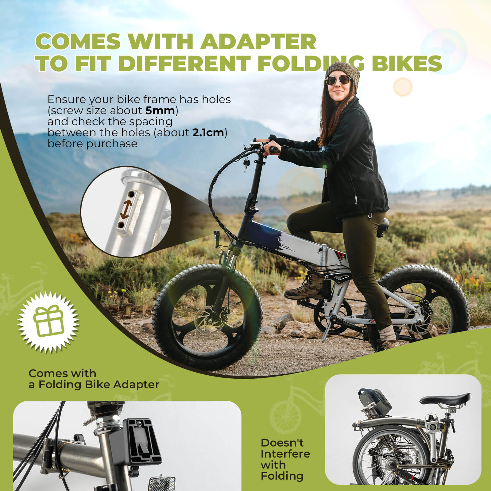 ROCKBROS Front Hanger Bag 1.8L – The Ultimate Storage Upgrade for Your Folding Bike!?