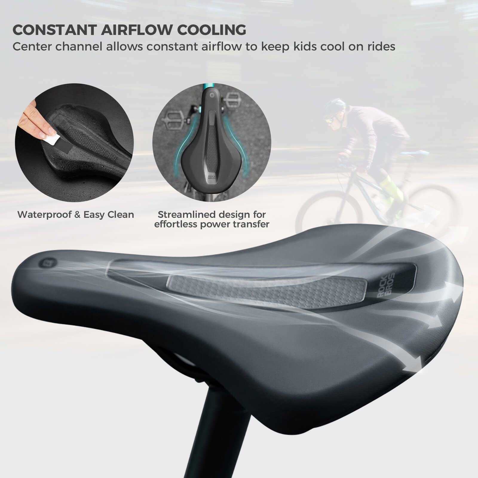 ROCKBROS Kids Bike Saddle – Comfort & Safety for Young Riders!?
