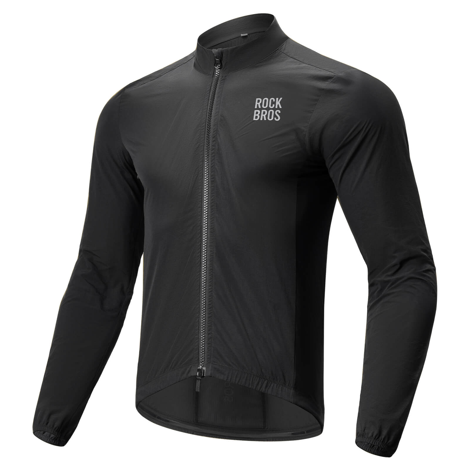 ROCKBROS Long-Sleeve Cycling Windbreaker Jacket – Ultimate Weather Protection!? #Color_Black