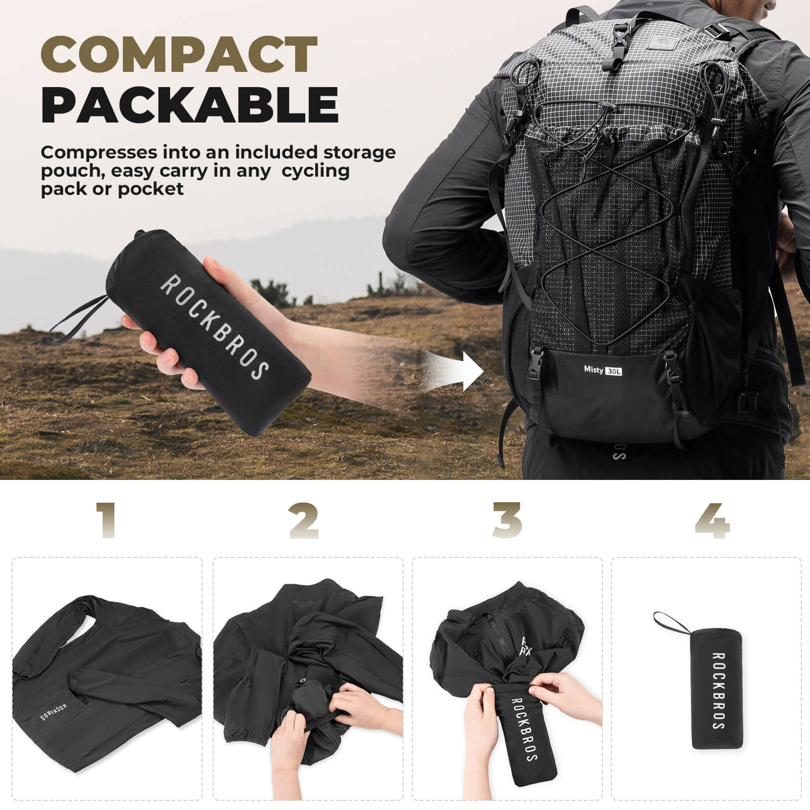 ROCKBROS Long-Sleeve Cycling Windbreaker Jacket – Ultimate Weather Protection!? 