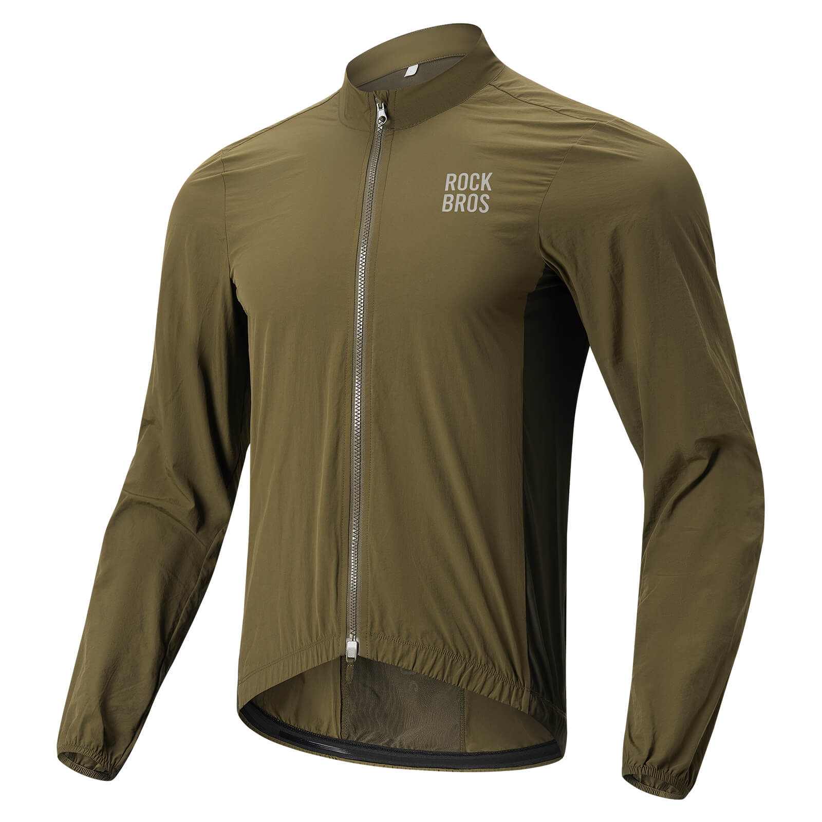 ROCKBROS Long-Sleeve Cycling Windbreaker Jacket – Ultimate Weather Protection!? #Color_Brown