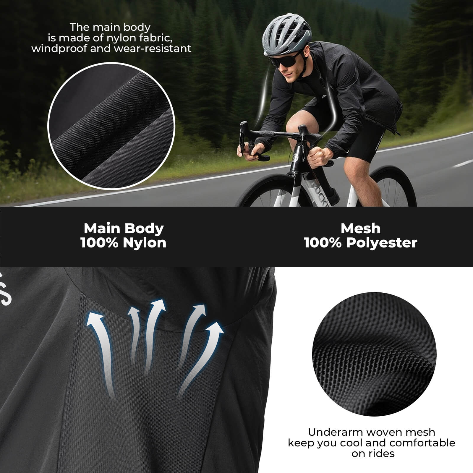 ROCKBROS Long-Sleeve Cycling Windbreaker Jacket – Ultimate Weather Protection!? 