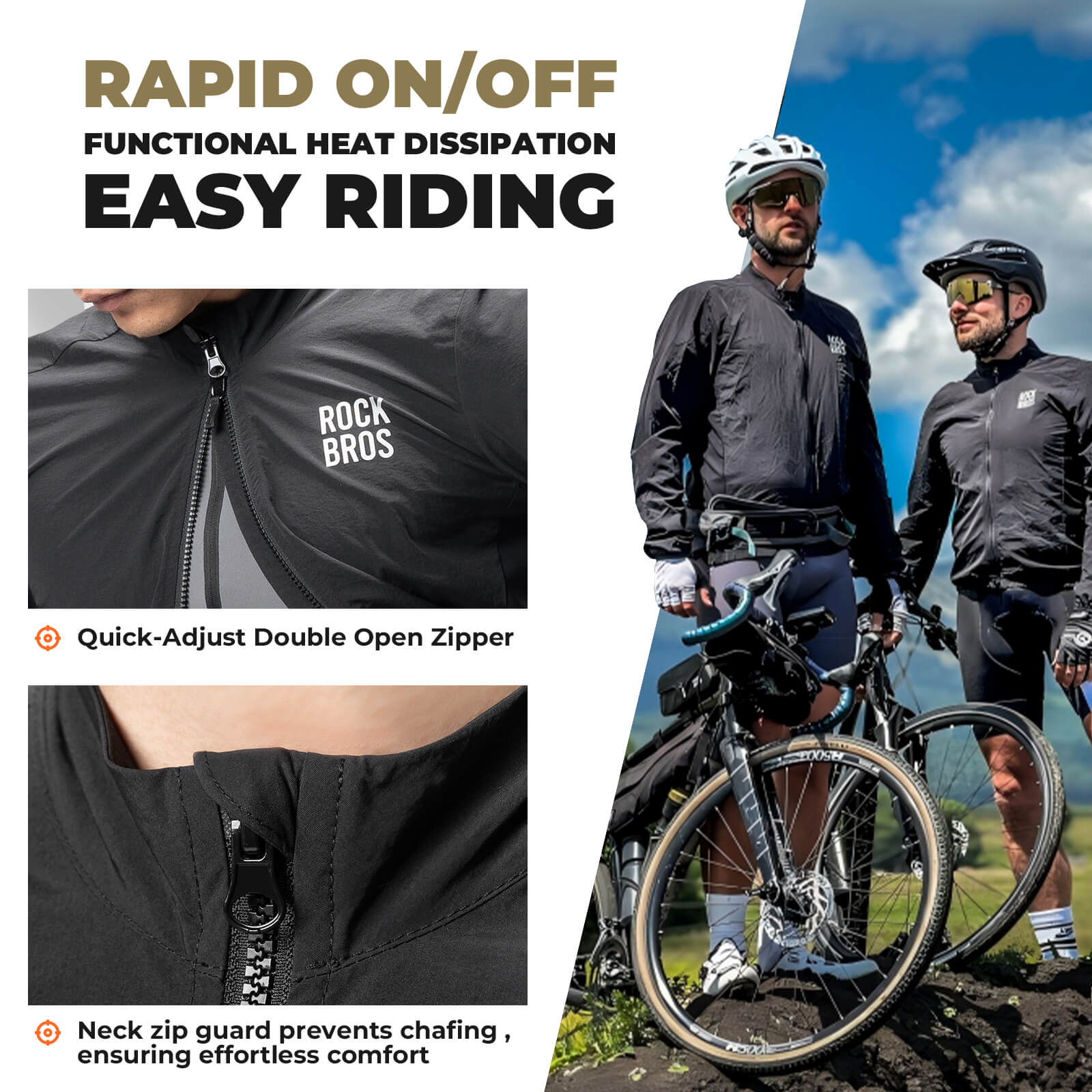 ROCKBROS Long-Sleeve Cycling Windbreaker Jacket – Ultimate Weather Protection!? 