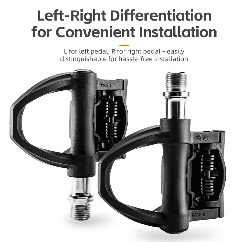 Road MTB Lightweight Clipless Bicycle Pedals 9/16'' with SPD-SL System