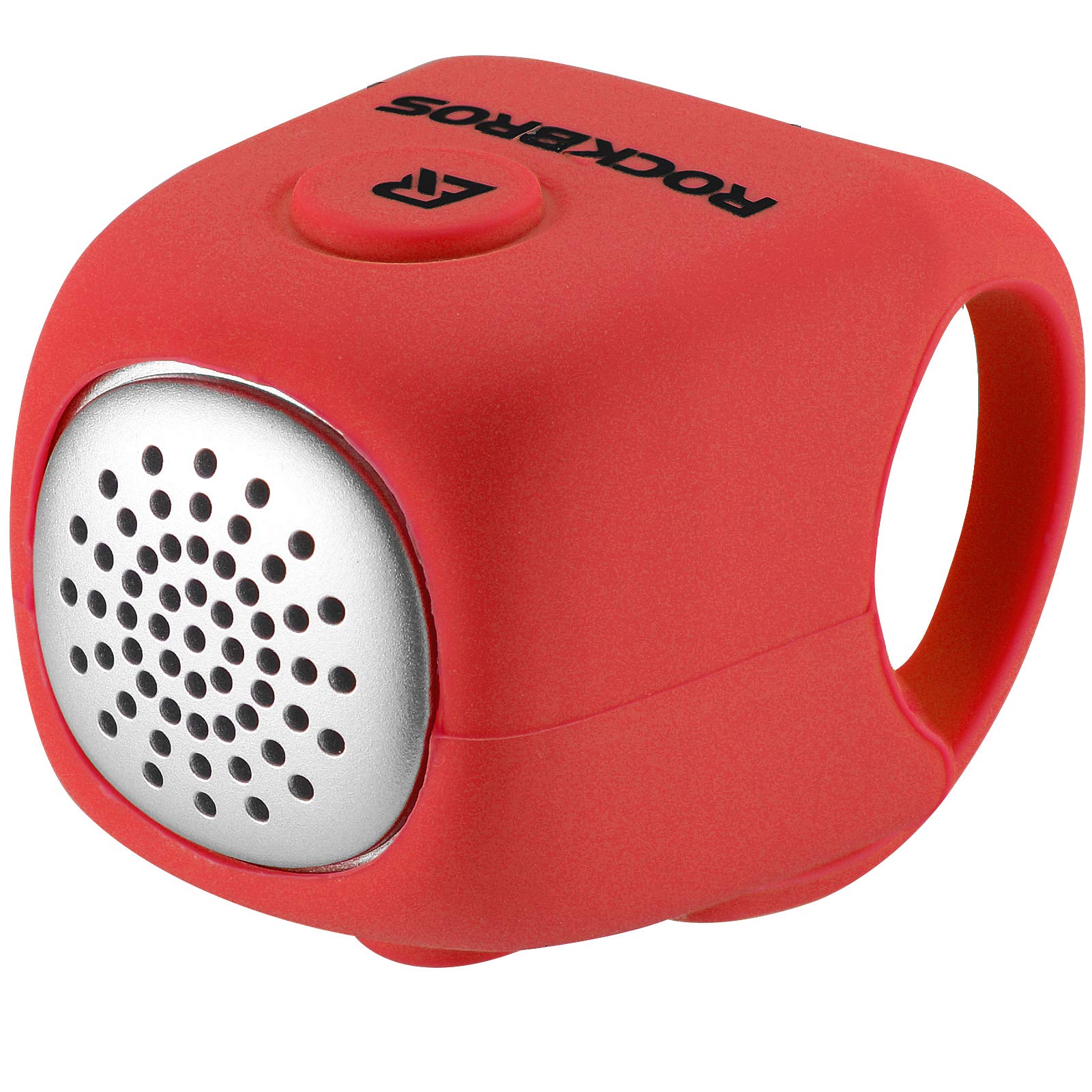 ROCKBROS Electric Bicycle Bells Loud Horn Ring Rainproof 3 Modes 90DB - ROCKBROS#color_Red