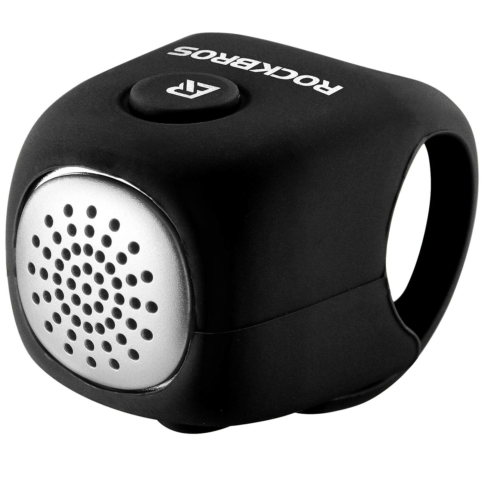ROCKBROS Electric Bicycle Bells Loud Horn Ring Rainproof 3 Modes 90DB - ROCKBROS#color_Black