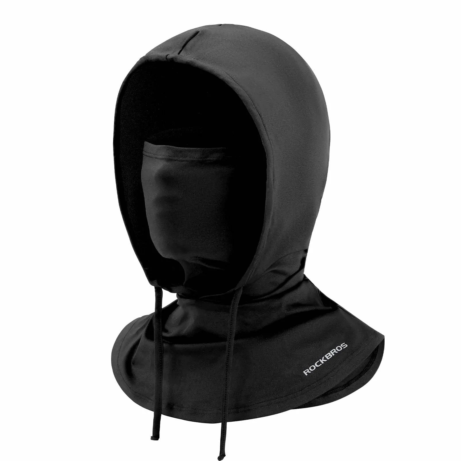 Black mask with 'RockBros' branding on a white background  #Color_Black