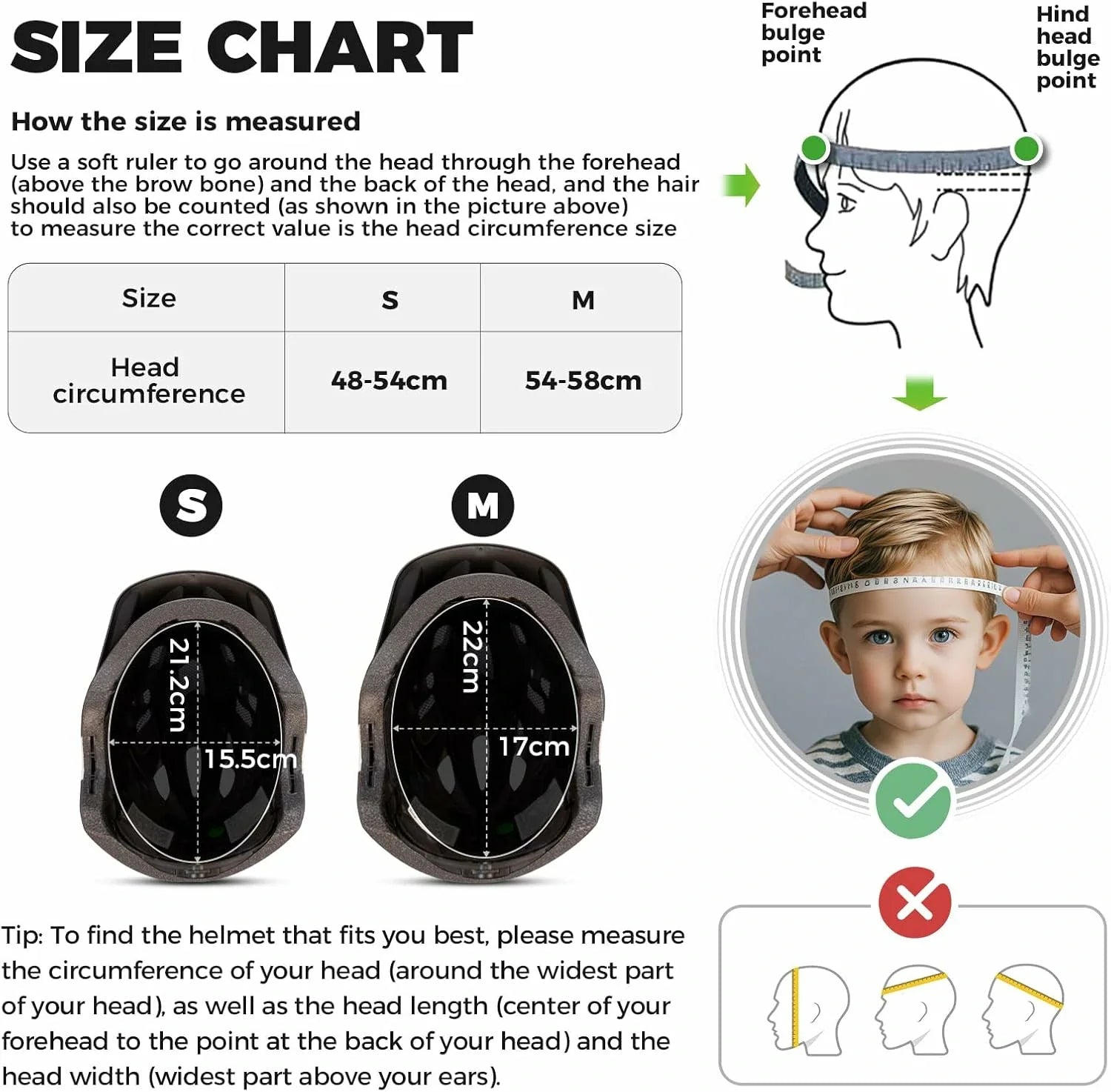 ROCKBROS Kids Full Face Helmet Detachable for Youth Child Boys Girls Ages 3-16