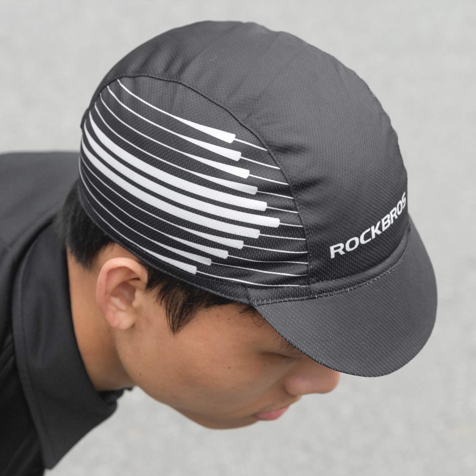 ROCKBROS Cycling Cap Sun Visor Ployester Breathable Rainbow Hat for Men Women - ROCKBROS