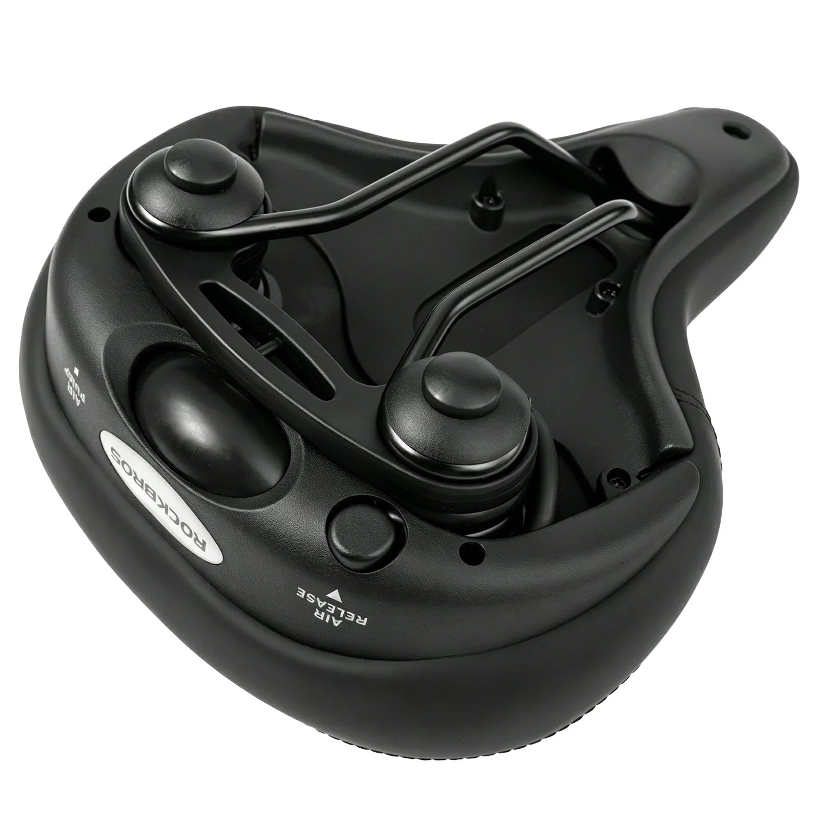 Adjustable Air Cushion Bike Saddle Wide Comfort Shock Absorbing Seat