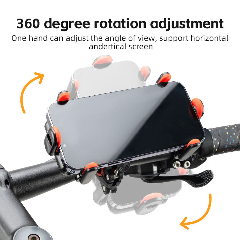 Adjustable Phone Holder Mount 4.7–6.7" E-Bike Motorcycle