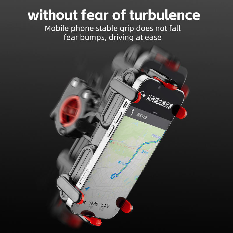 360 degree rotating bicycle phone holder for navigation