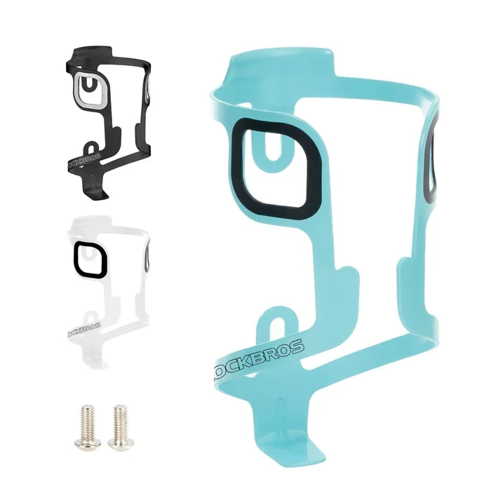 ROCKBROS Lightweight 27 g aluminium bike bottle cage with secure bottle retention, weather-resistant finish and universal fit.
#Color_Blue