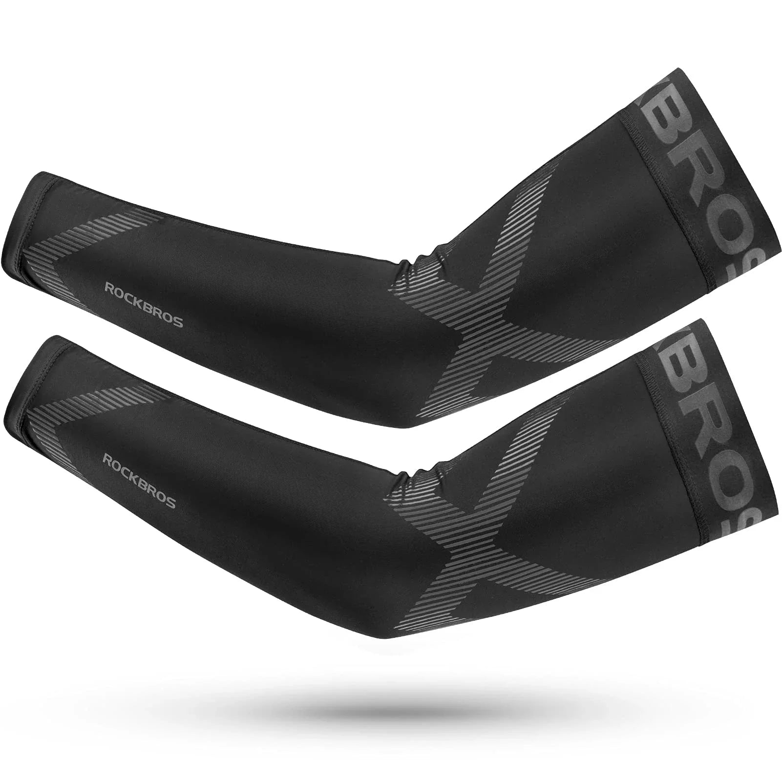 ROCKBROS cooling arm sleeves for cycling #Color_Black