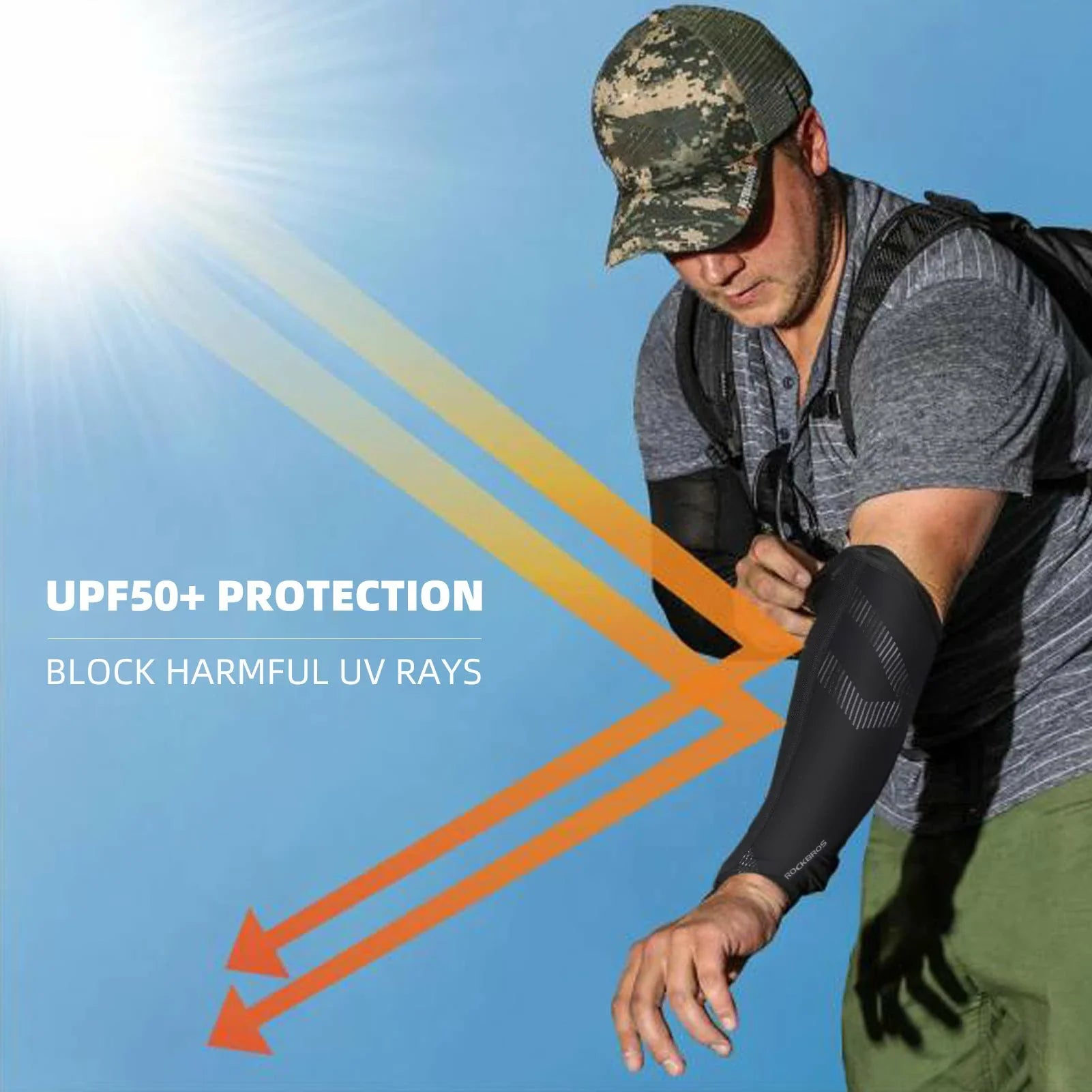 Comfortable arm sleeves for outdoor activities