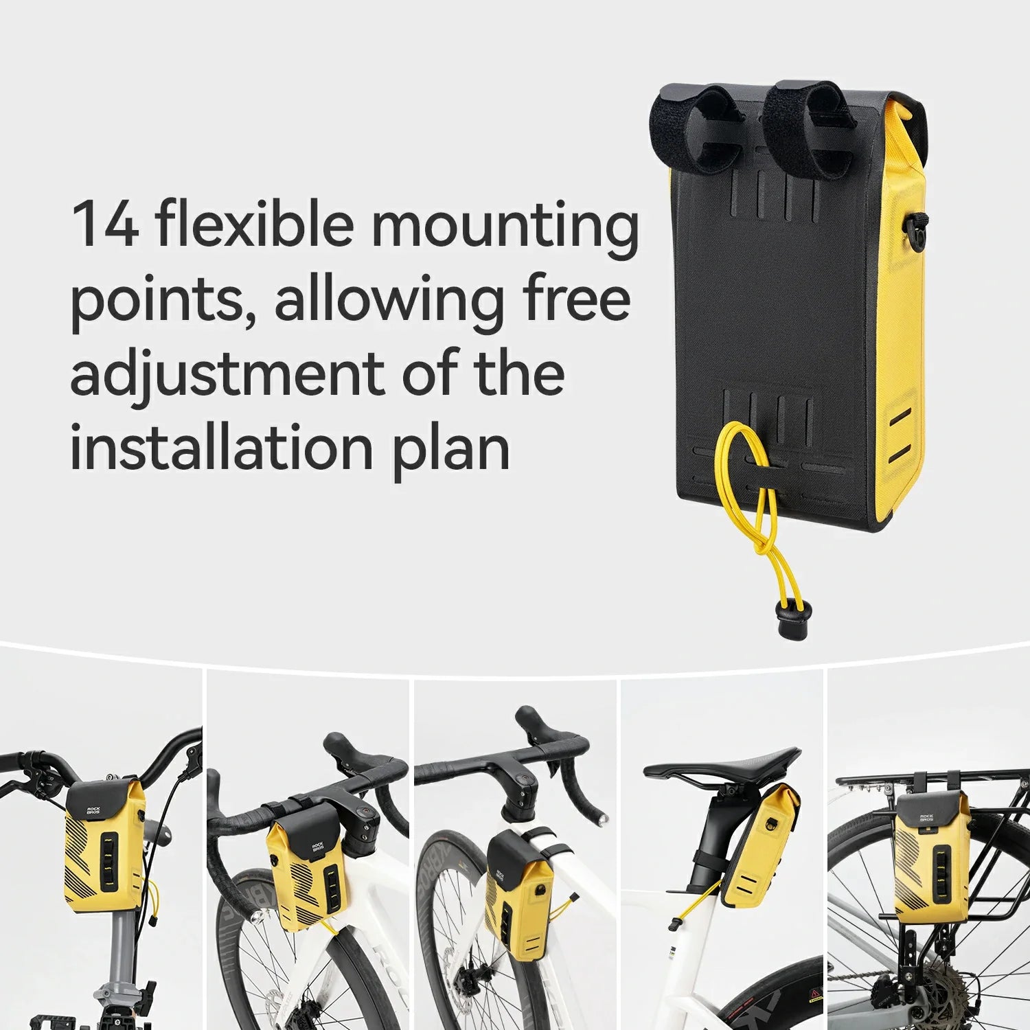 AS-160 100% Waterproof Frame Bag 1.3L