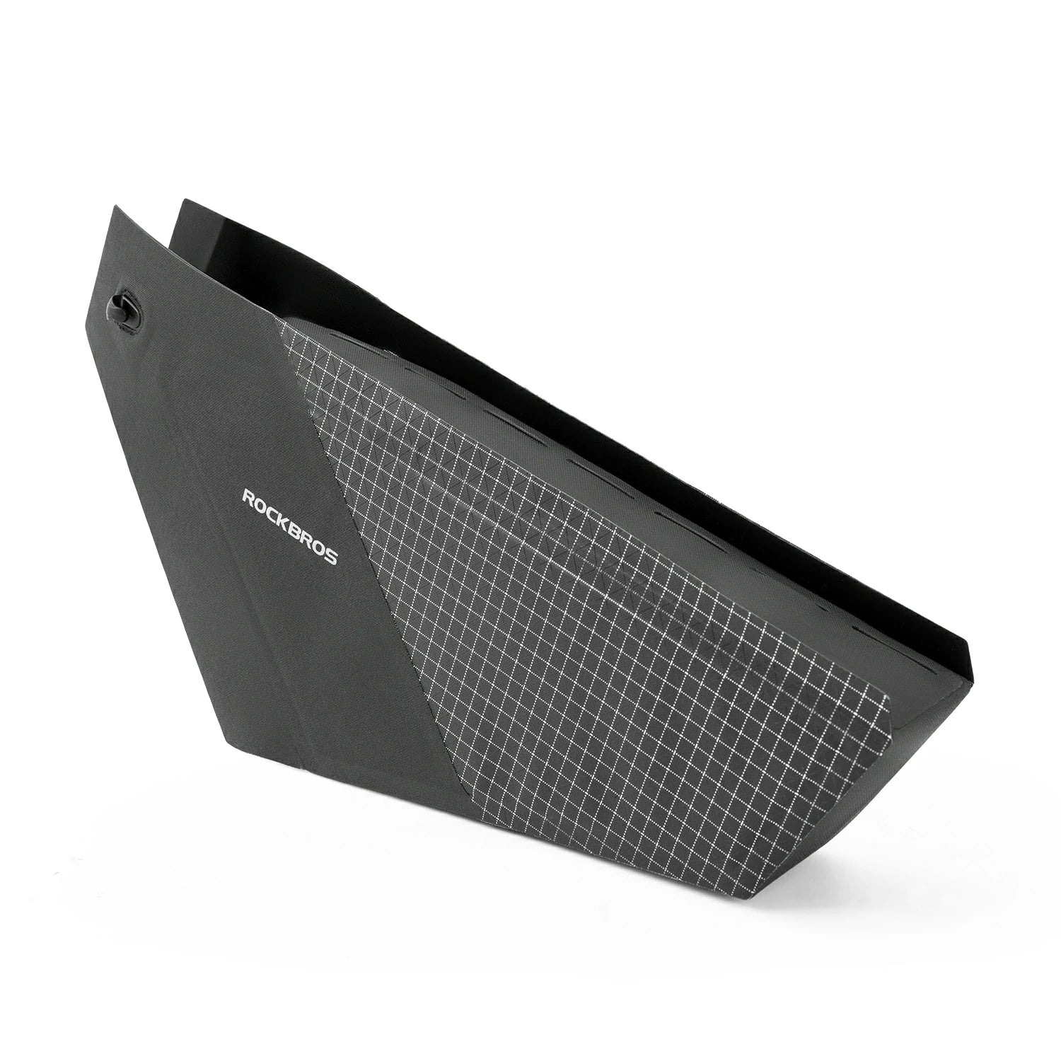 Black and gray grid-patterned product with 'RockBros' branding on a white background