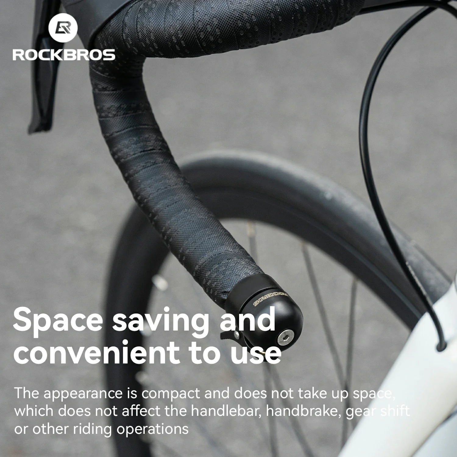 Space saving bike bell design