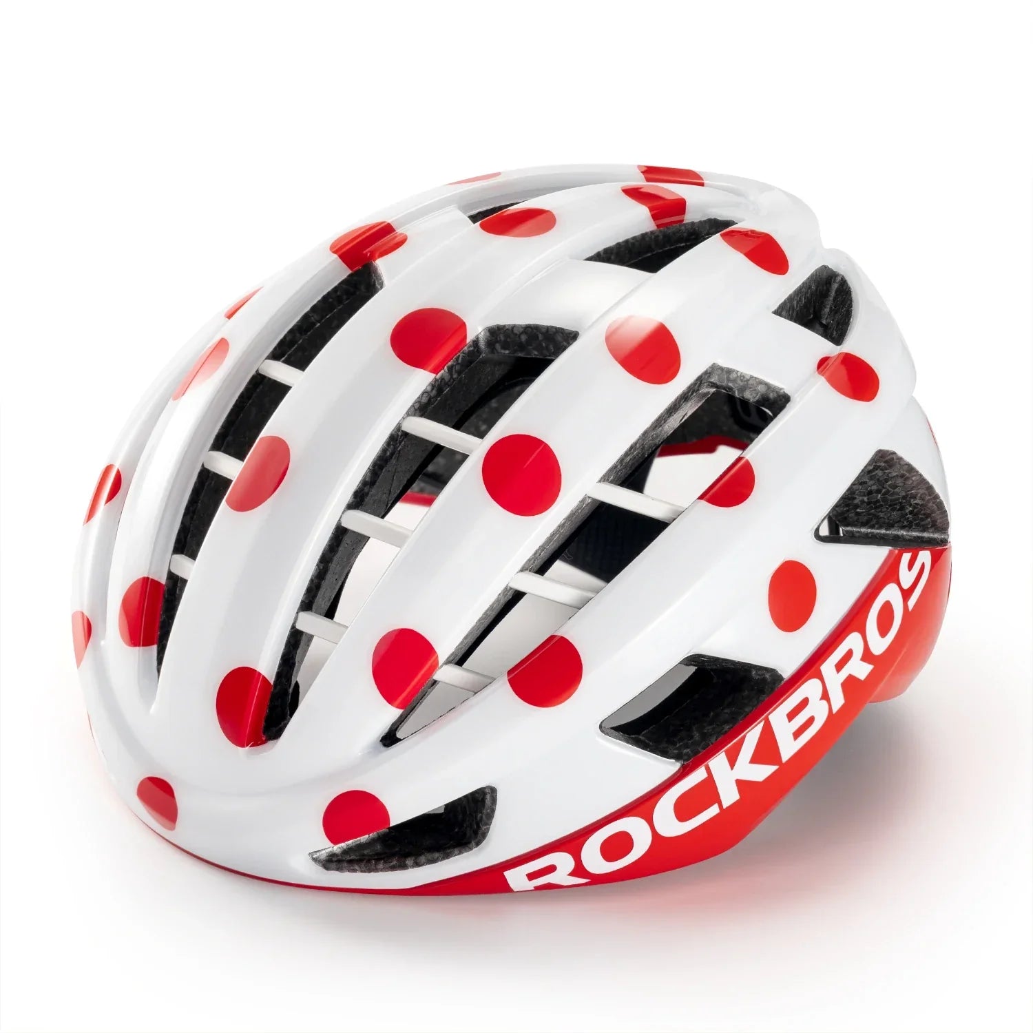 ROCKBROS bicycle helmet integrated cycling helmet for men and women
#Color_Red White