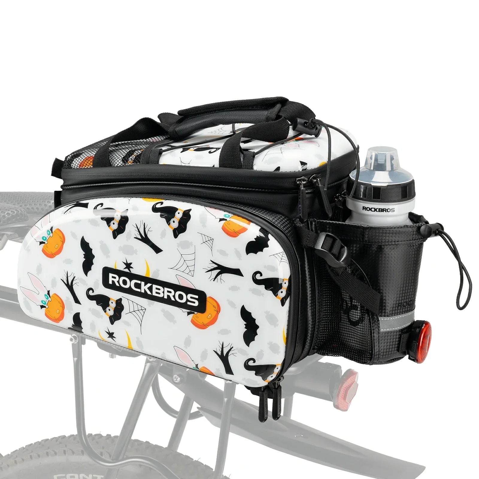 ROCKBROS bike pannier bag double side storage with rain cover 17L-35L