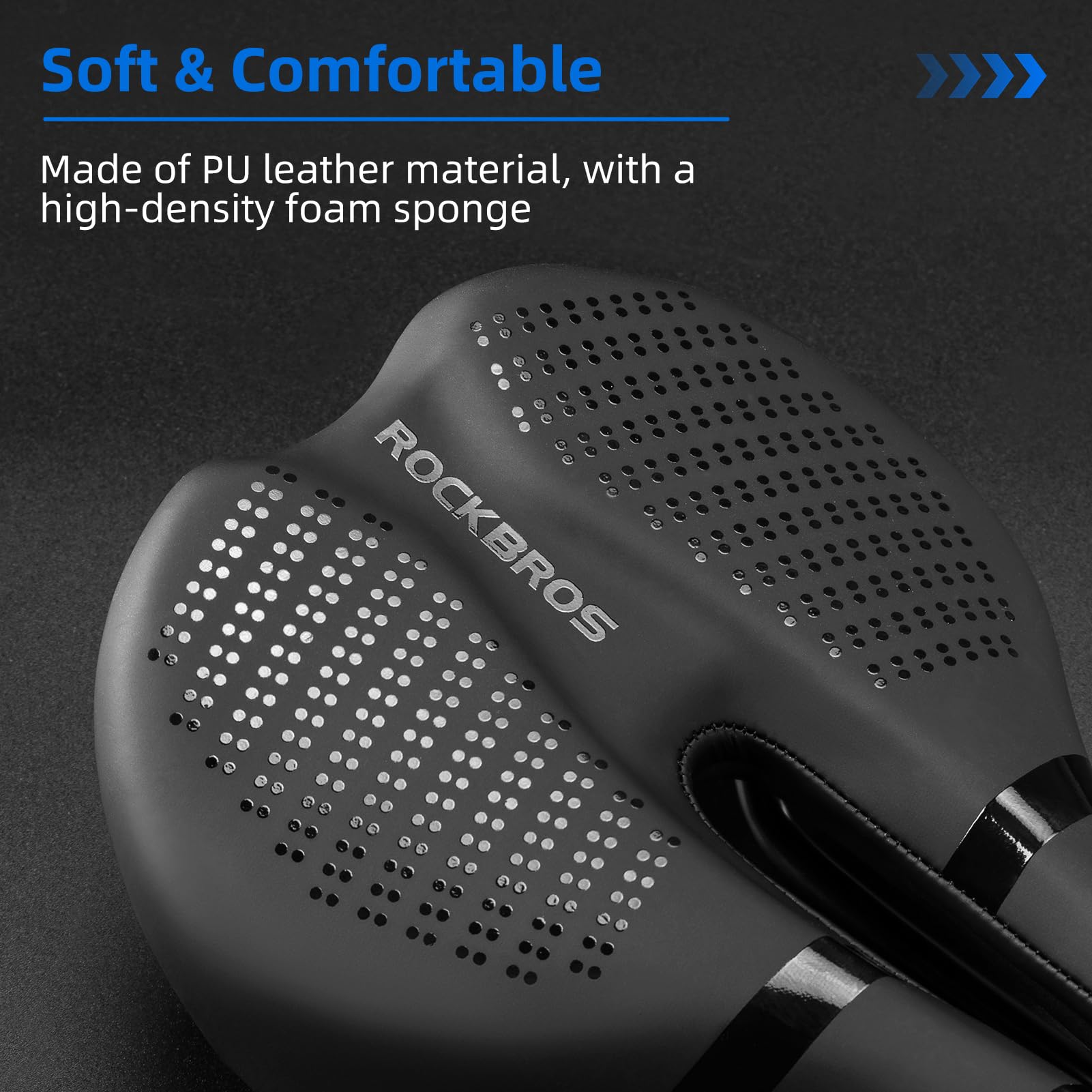 Durable bike seat with high-density foam cushioning
