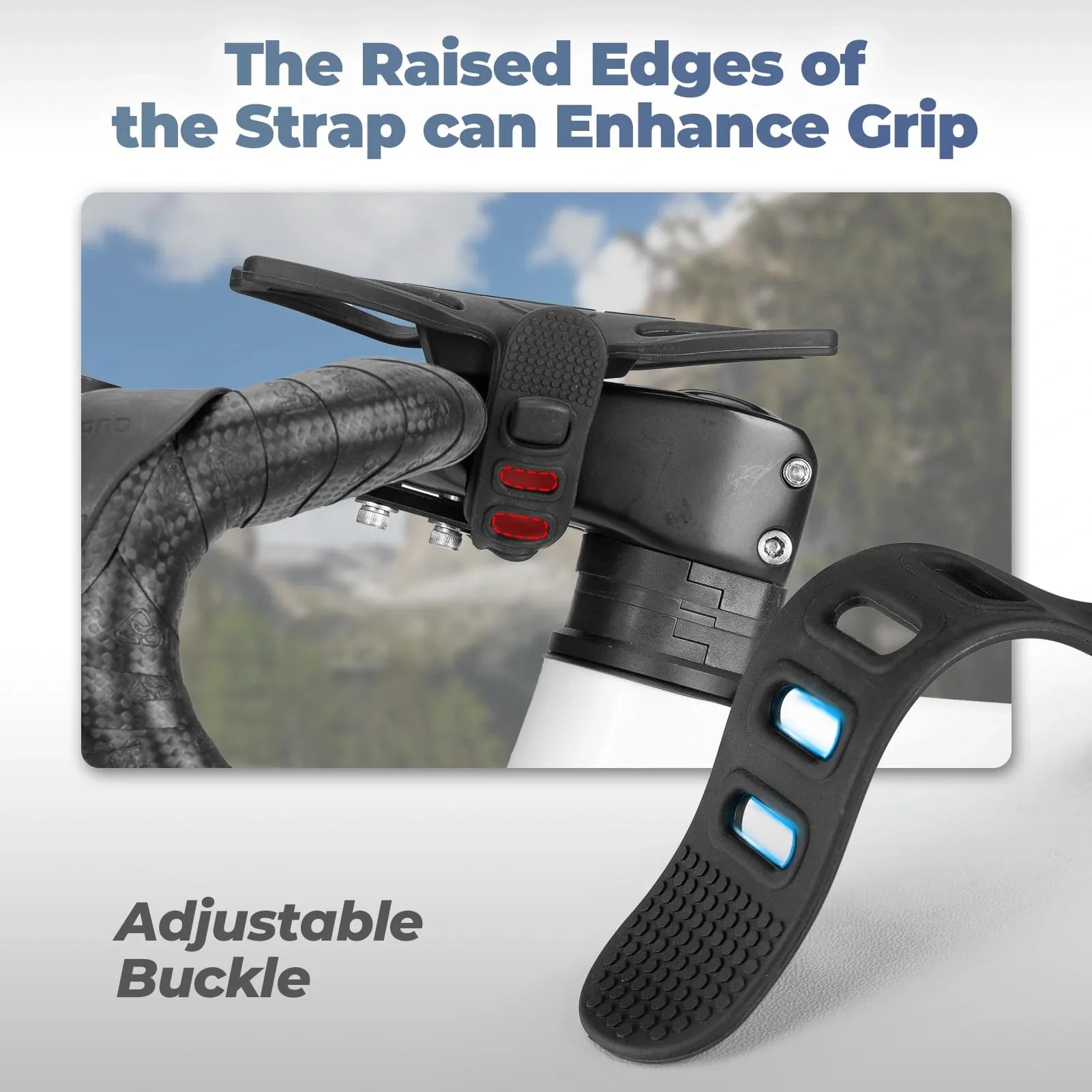 Bike Stem Phone Mount for Mountain & Road Bike 4-7 Inch