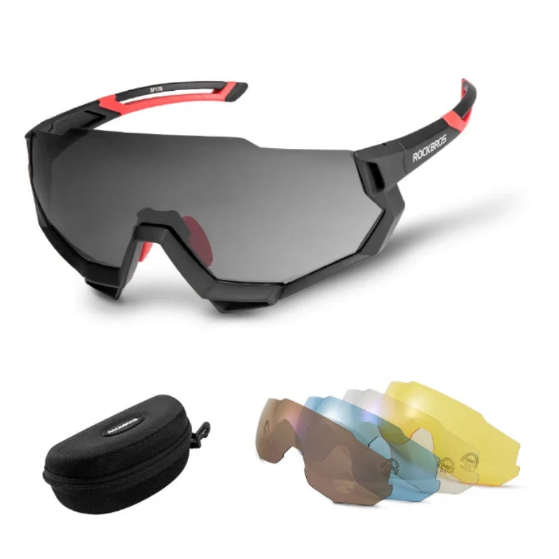 Unisex Polarized Sports Sunglasses (4-Lens Kit)