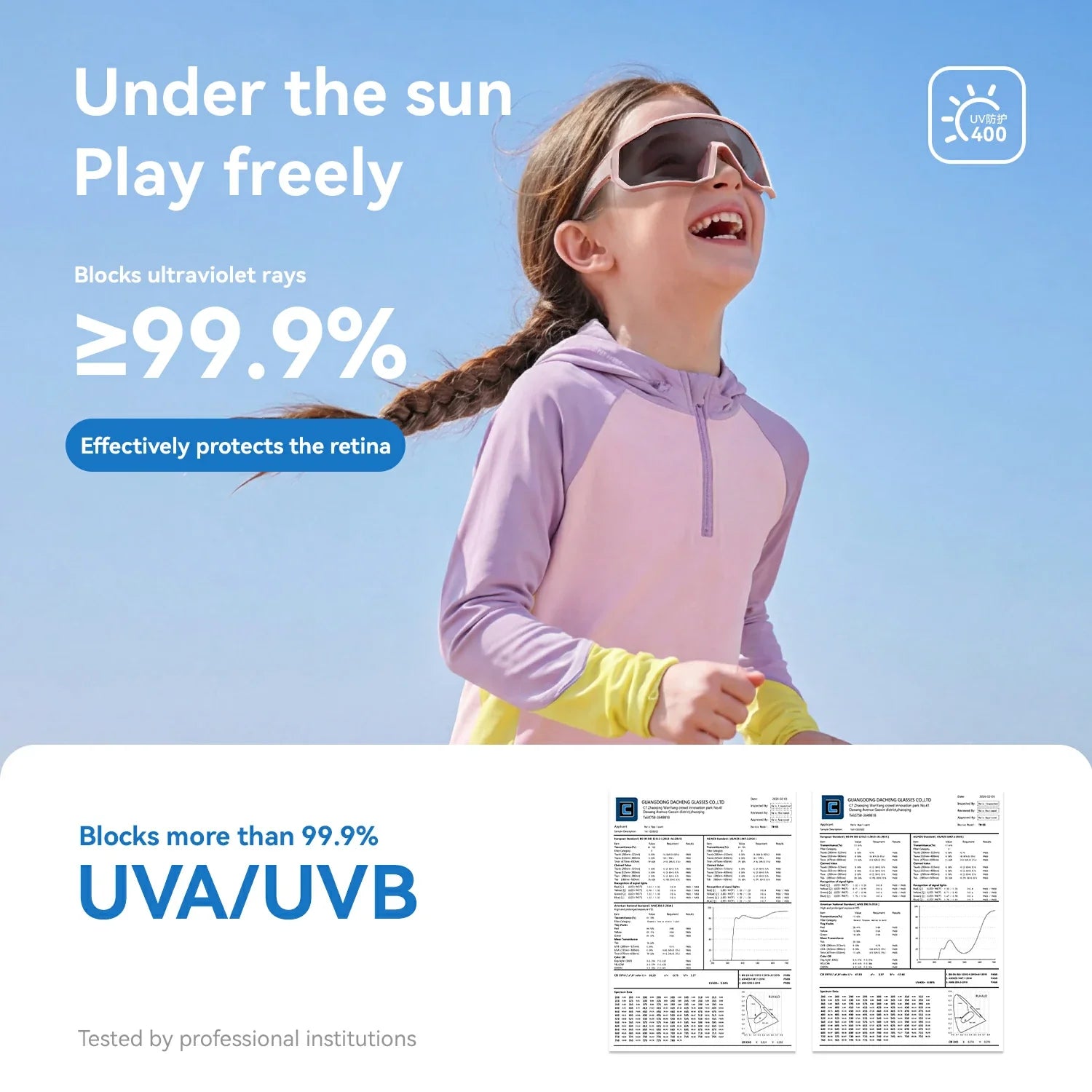 Durable Children's Outdoor Sports Glasses