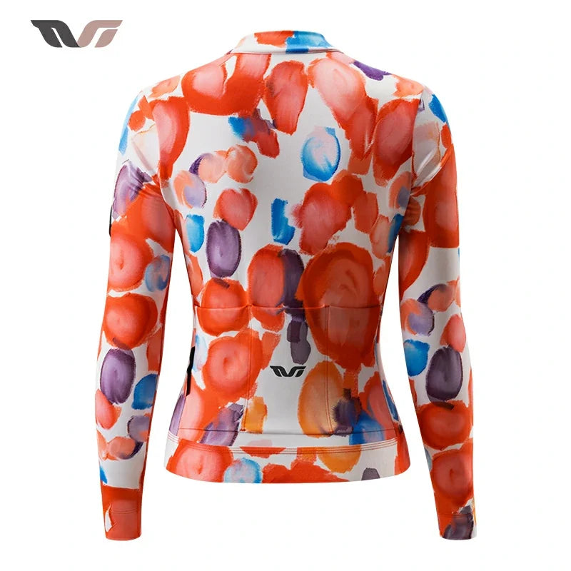 TVI Cycling Jersey Fleece Long Sleeve for 41–68?°F