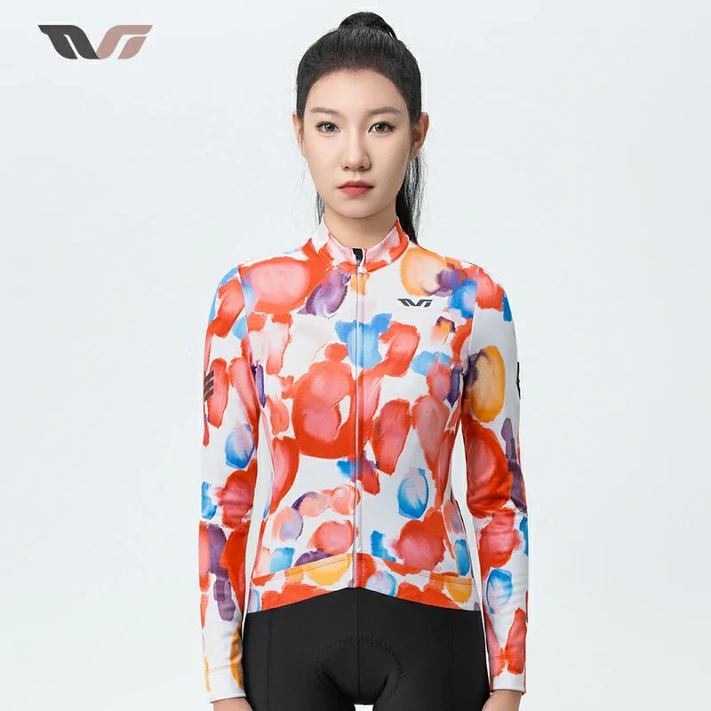 TVI Cycling Jersey Fleece Long Sleeve for 41–68?°F