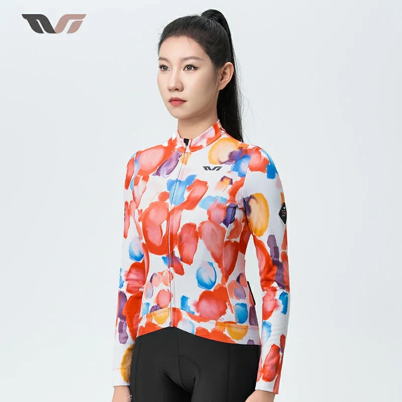 TVI Cycling Jersey Fleece Long Sleeve for 41–68?°F