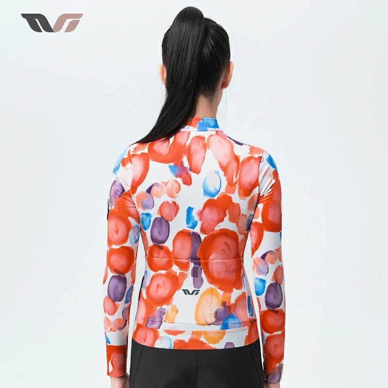 TVI Cycling Jersey Fleece Long Sleeve for 41–68?°F