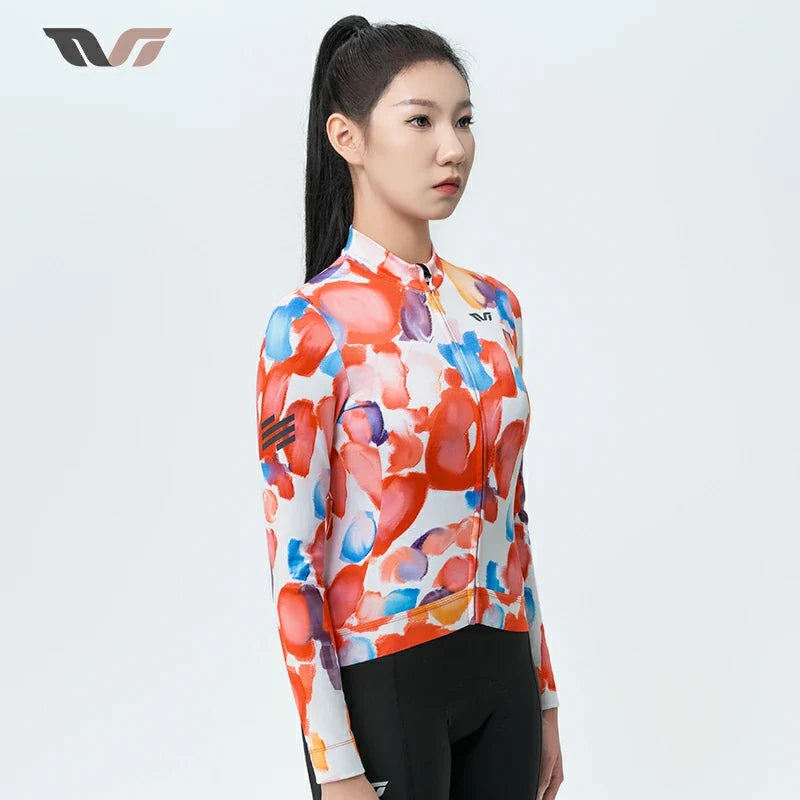 TVI Cycling Jersey Fleece Long Sleeve for 41–68?°F