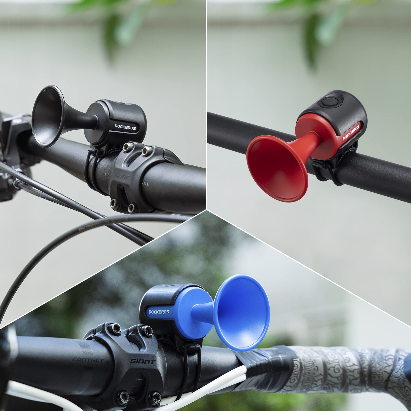 Electric Bike Horn 120dB IPX4 Waterproof for Ebike Scooter