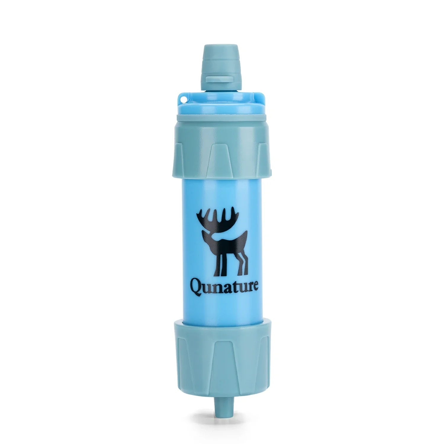 Portable water filter straw for hiking and camping #Color_Blue
