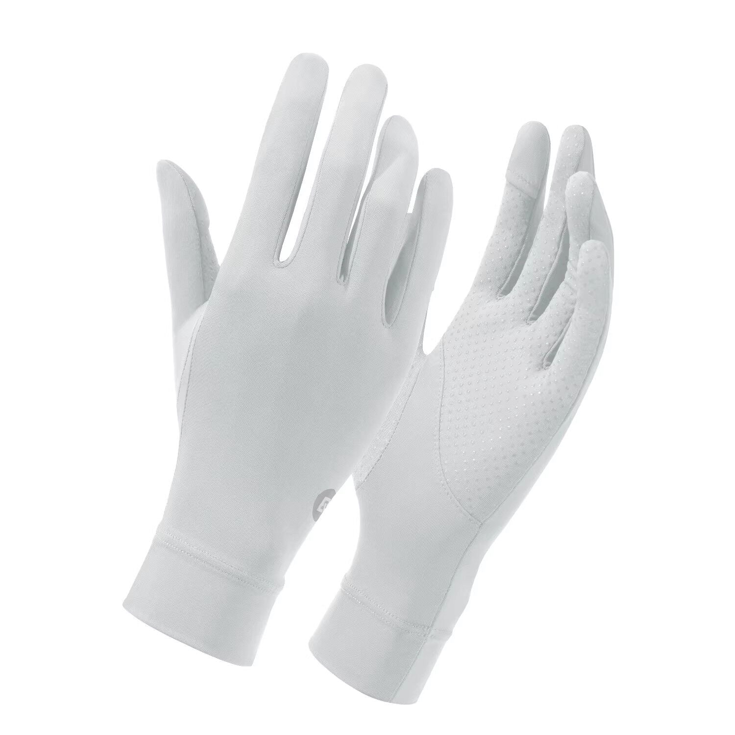 Pair of white gloves on a white background #Color_Light Gray
