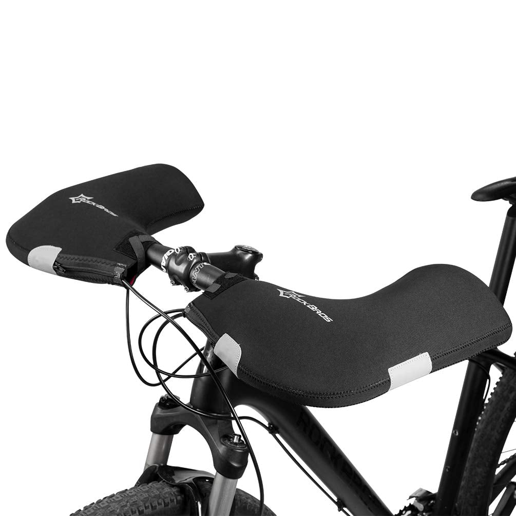 ROCKBROS Handlebar Mittens - Cold Weather Windproof MTB Bar Covers - ROCKBROS