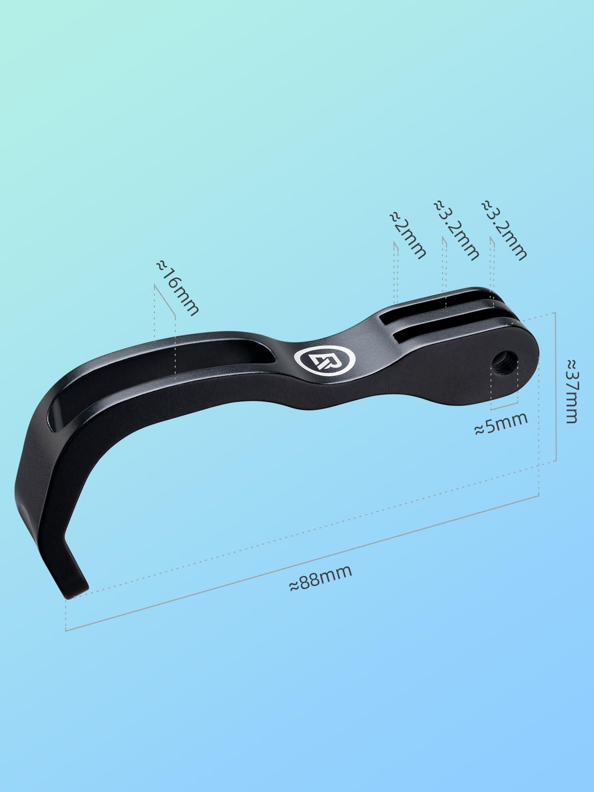 Front Headlight Extender Bracket for Folding Bicycles